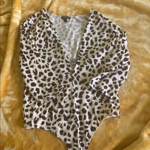 Cheetah print Express bodysuit
